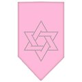 Unconditional Love Star Of David Rhinestone Bandana Light Pink Small UN788109
